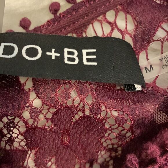 DO+BE TWO PIECE LACE SKIRT/TOP SET in purple - Picture 6 of 13